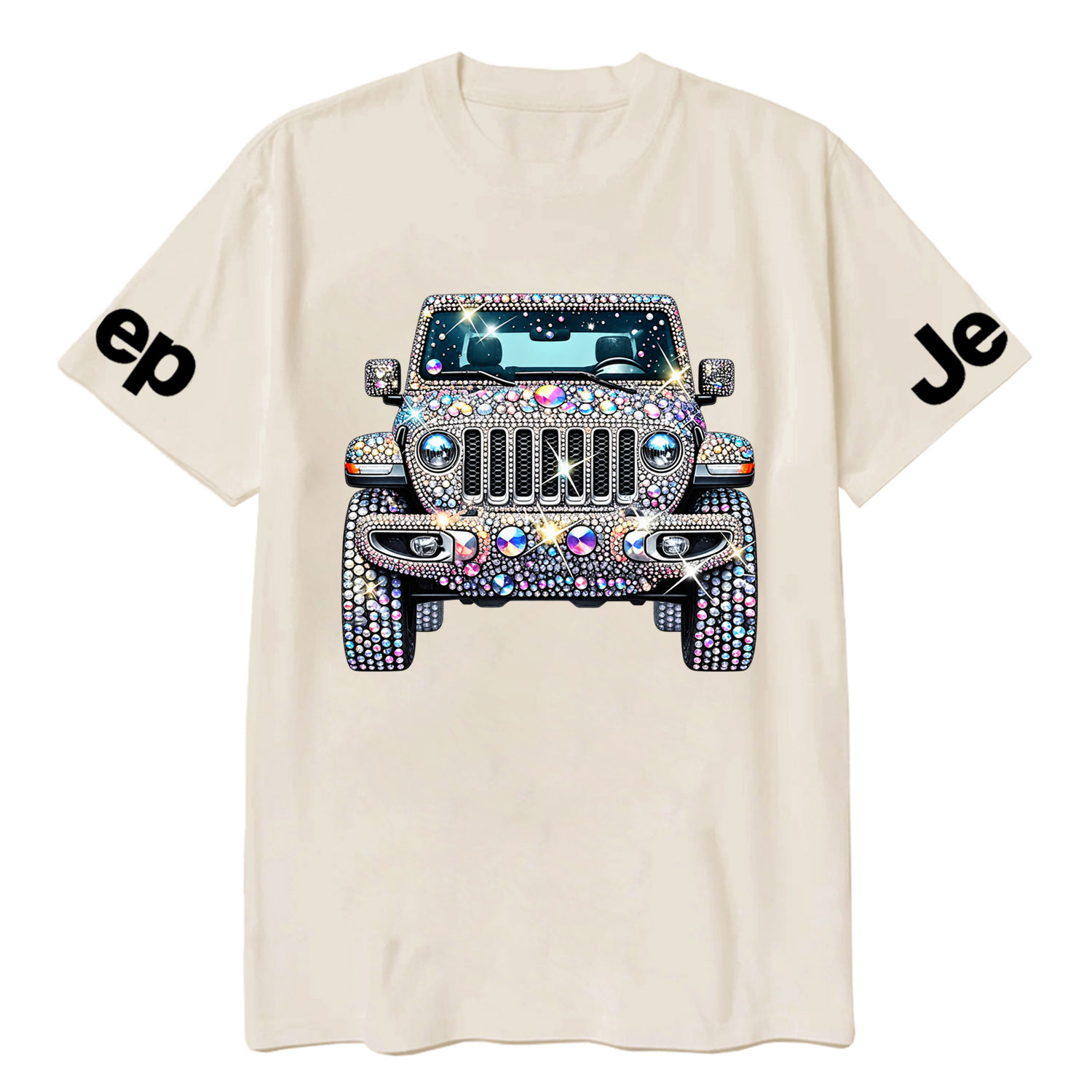Bling Sparkle Rhinestone Cotton T-shirt