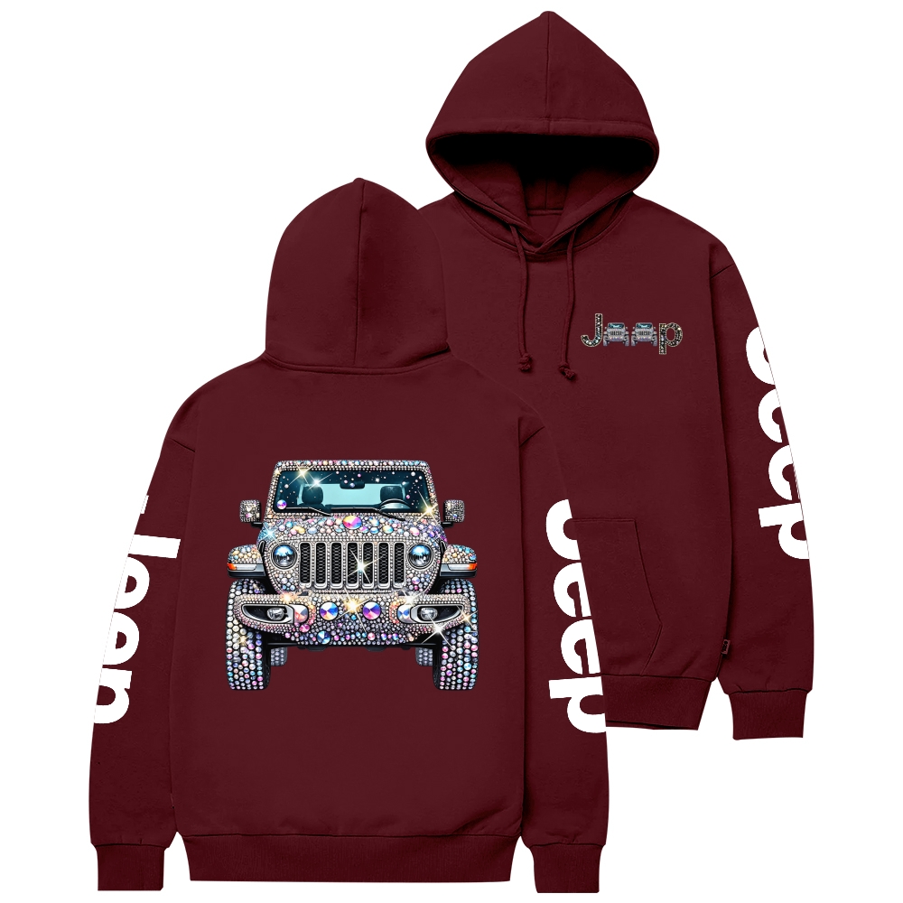 Bling Sparkle Rhinestone Jp Unisex Hoodie