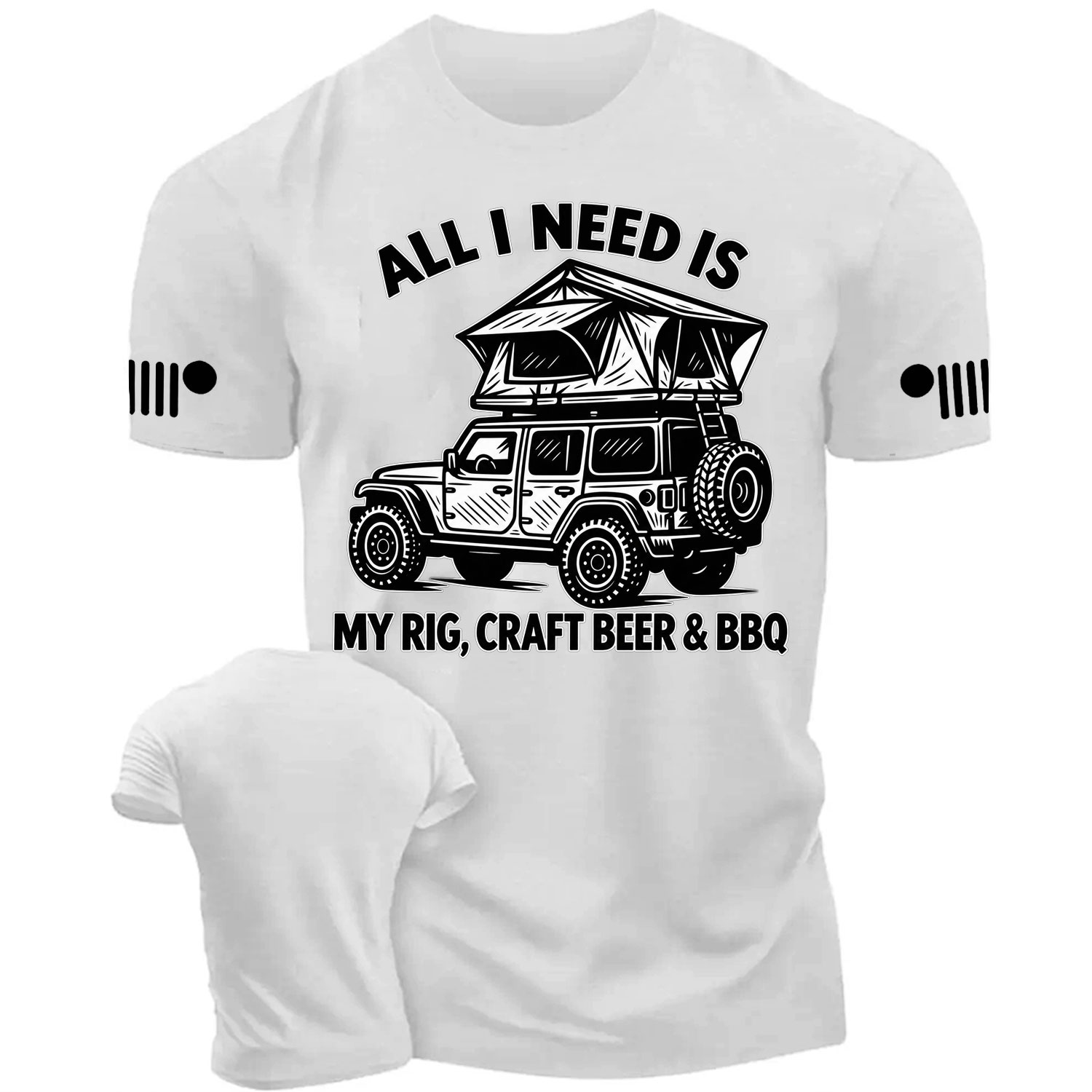My Rig, Craft Beer & BBQ Cotton T-shirt