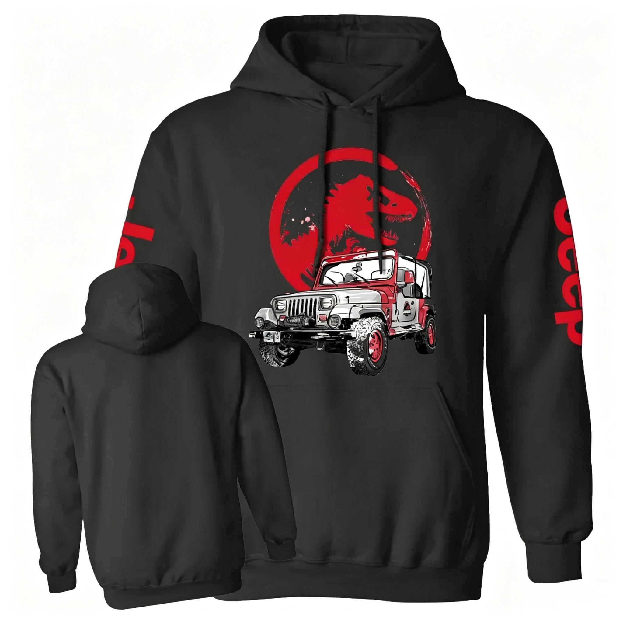 Dinosaur On The Back Jp Unisex Hoodie