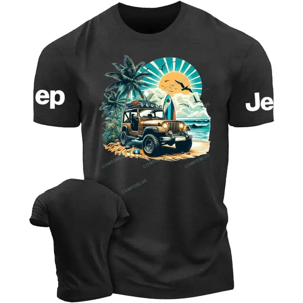 Jp palm tree Beach Jp Unisex T-shirt