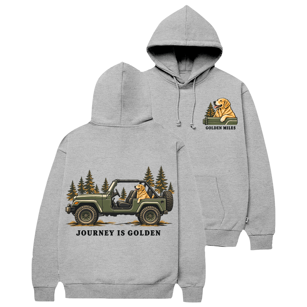 Journey is Golden Off-road Golden Miles Cotton Hoodie