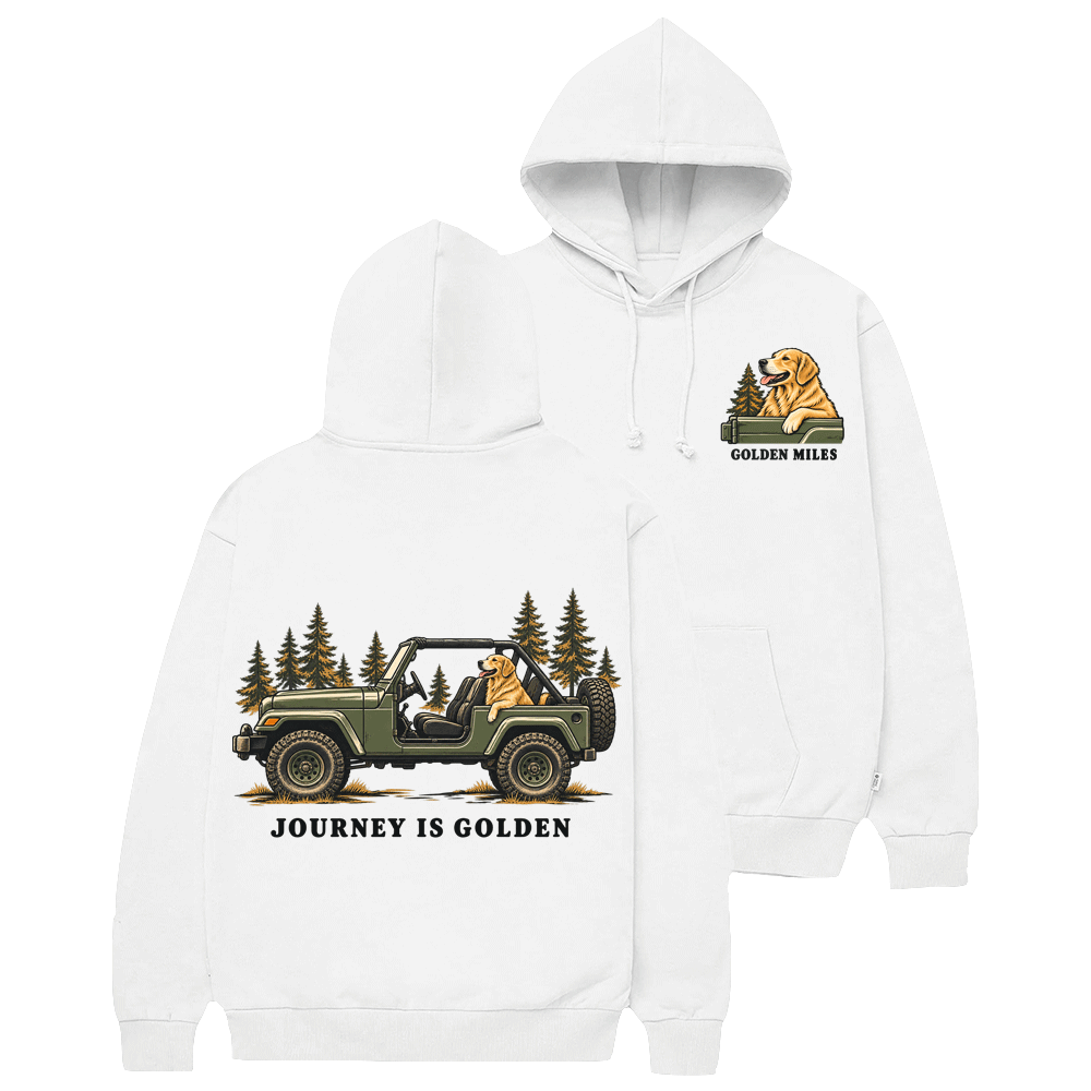 Journey is Golden Off-road Golden Miles Cotton Hoodie