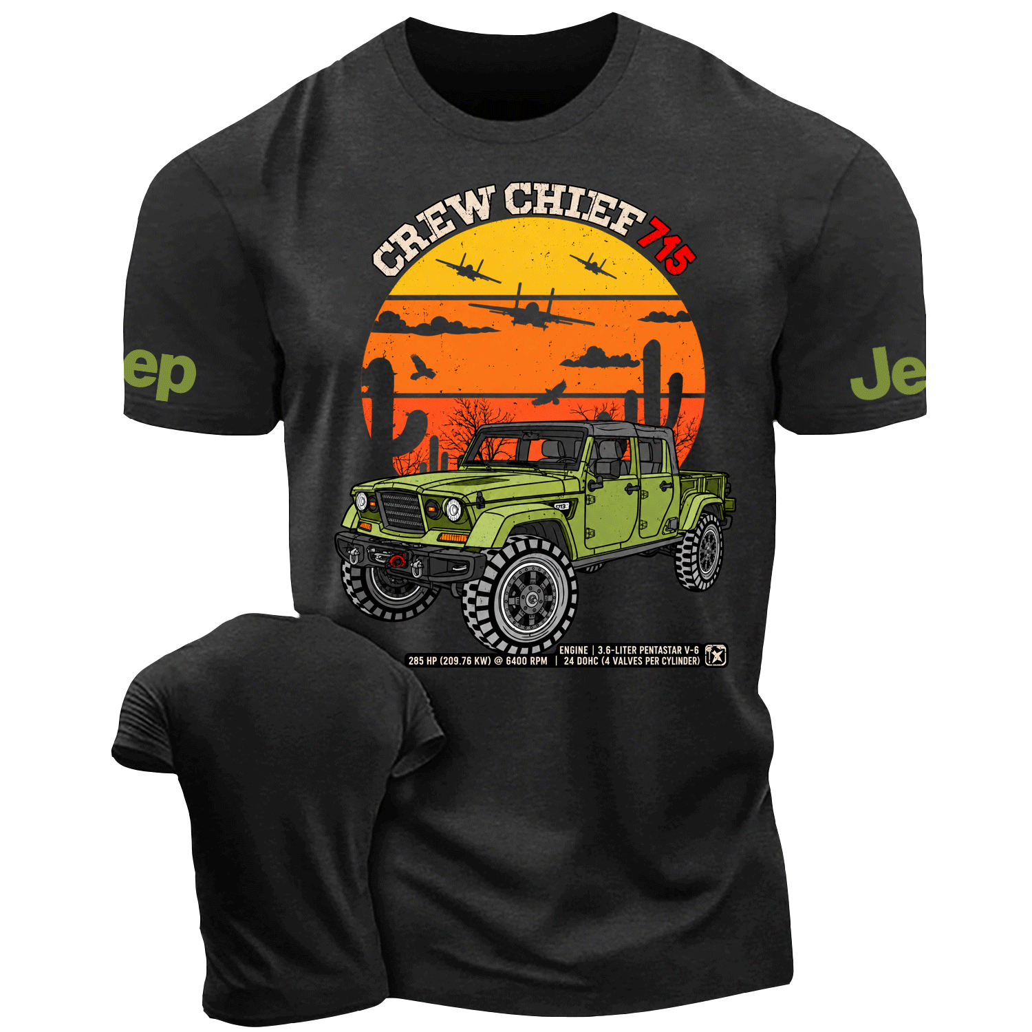 4x4 Military Pickup Truck Jp Cotton T-shirt