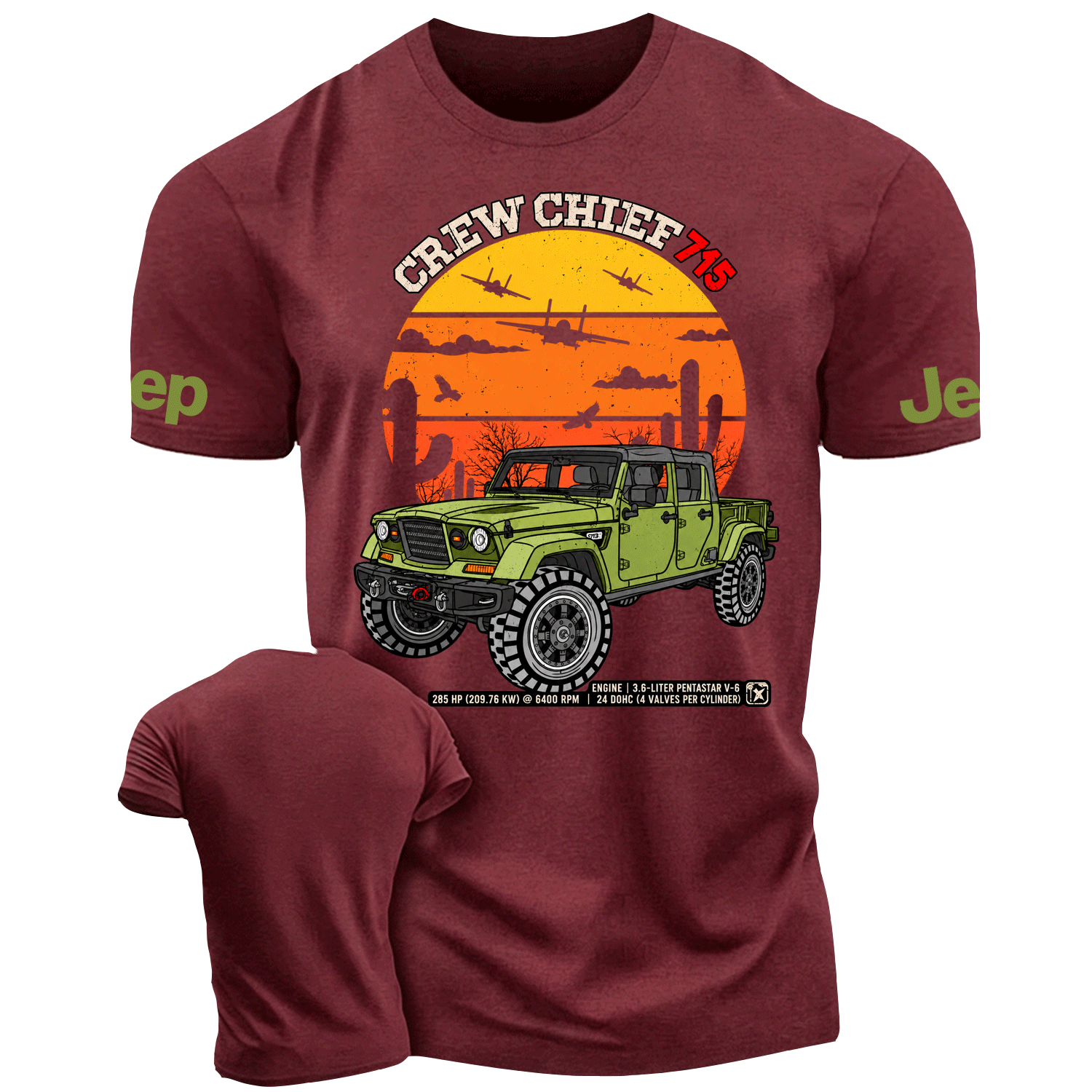 4x4 Military Pickup Truck Jp Cotton T-shirt