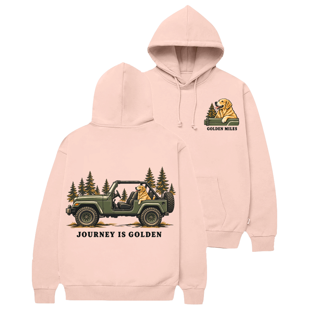 Journey is Golden Off-road Golden Miles Cotton Hoodie