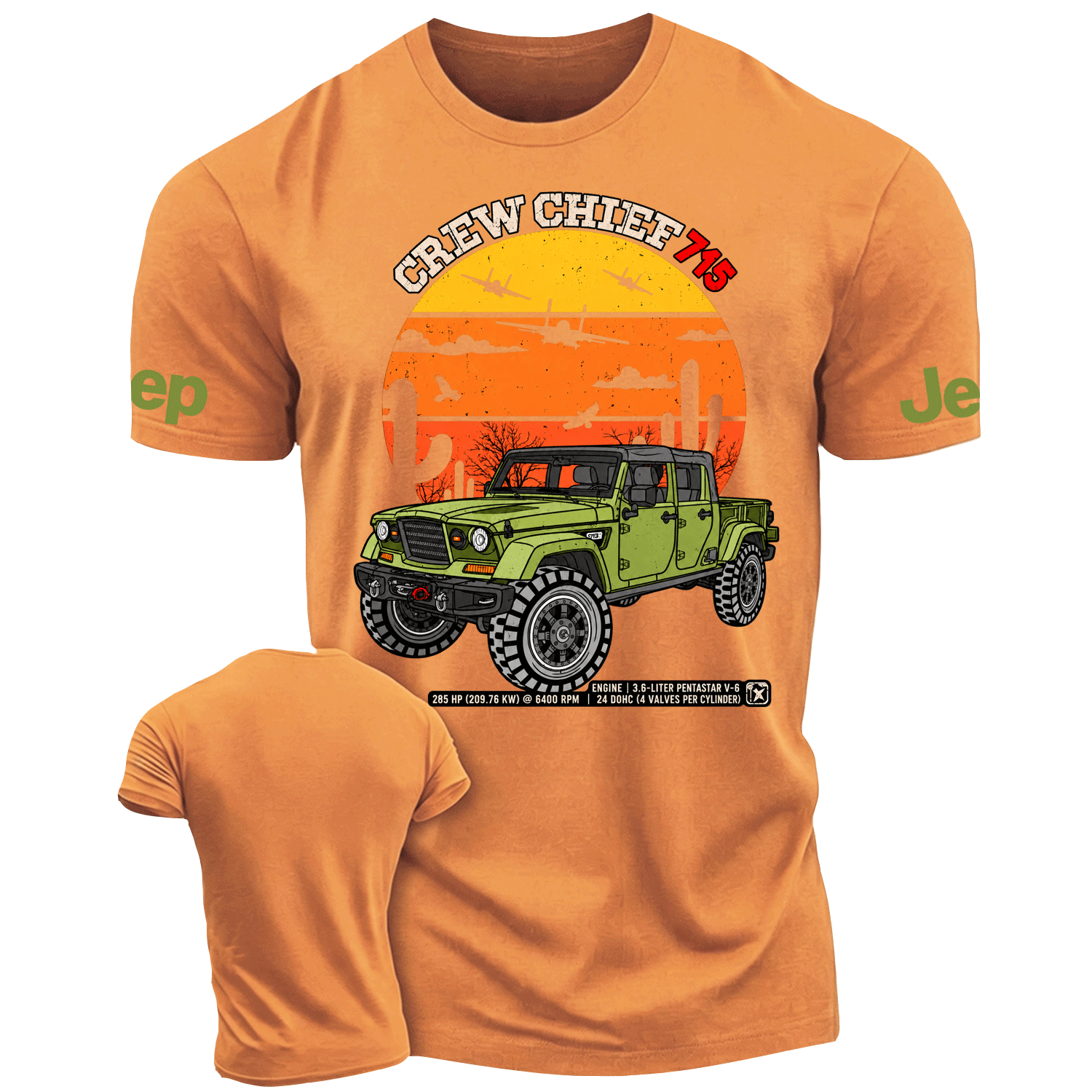 4x4 Military Pickup Truck Jp Cotton T-shirt