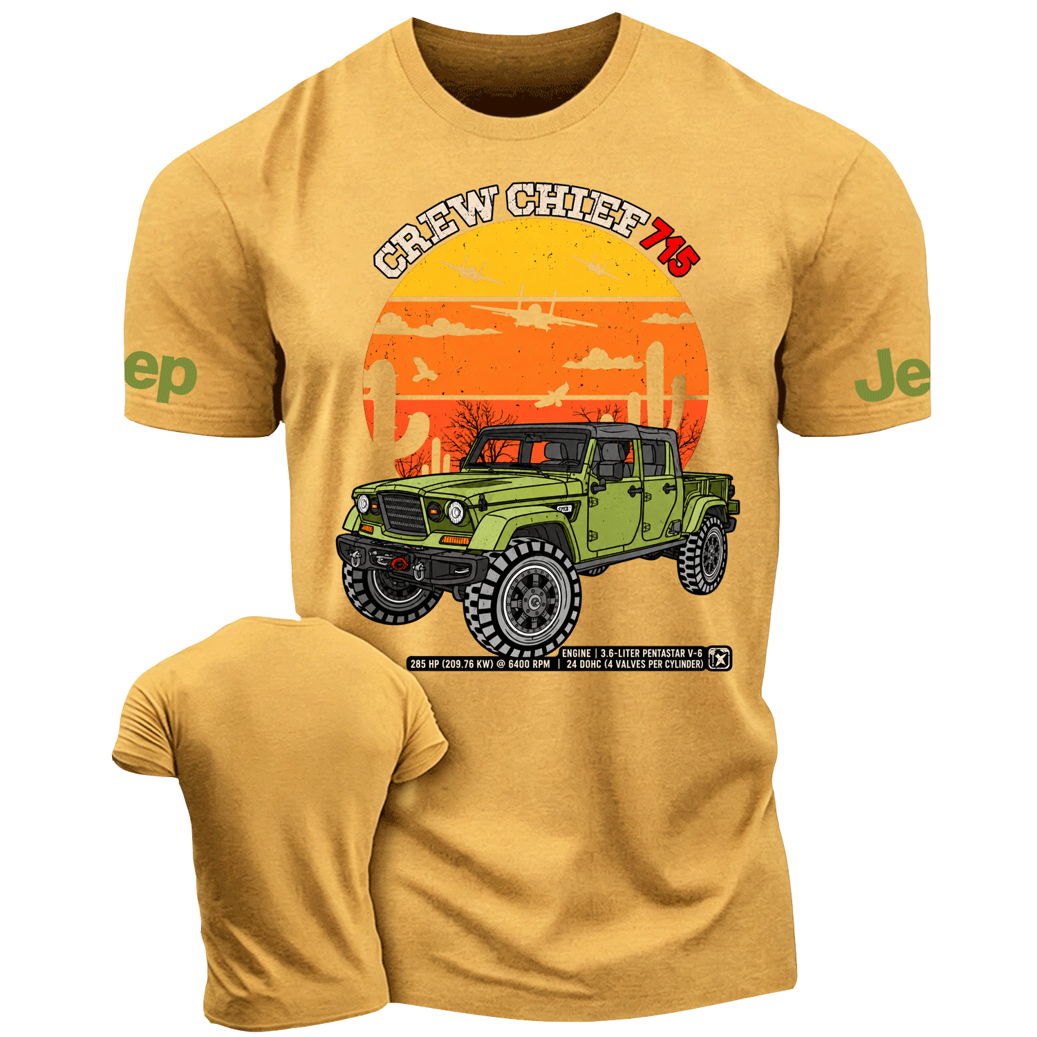 4x4 Military Pickup Truck Jp Cotton T-shirt