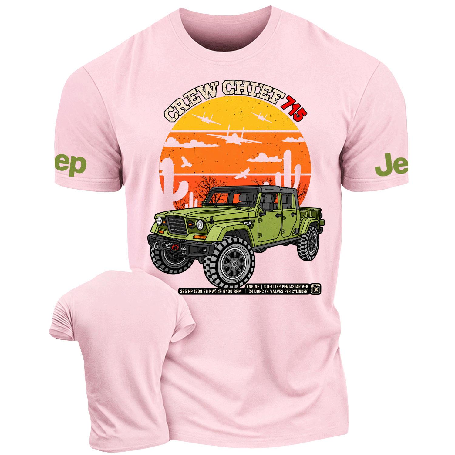 4x4 Military Pickup Truck Jp Cotton T-shirt