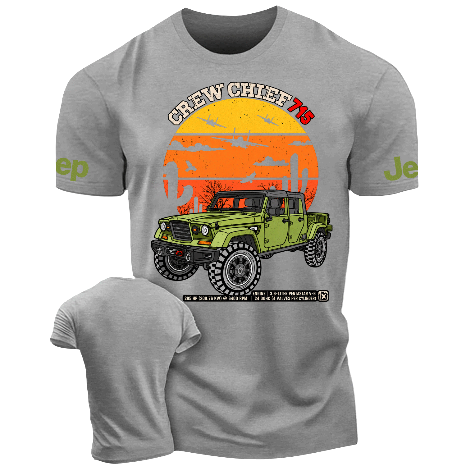 4x4 Military Pickup Truck Jp Cotton T-shirt