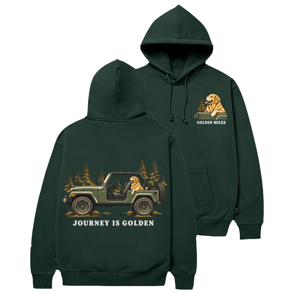 Journey is Golden Off-road Golden Miles Cotton Hoodie