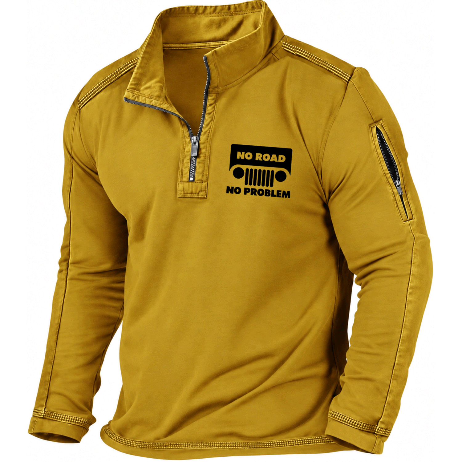 No Road No Problem Jp Quarter-Zip Sweatshirt