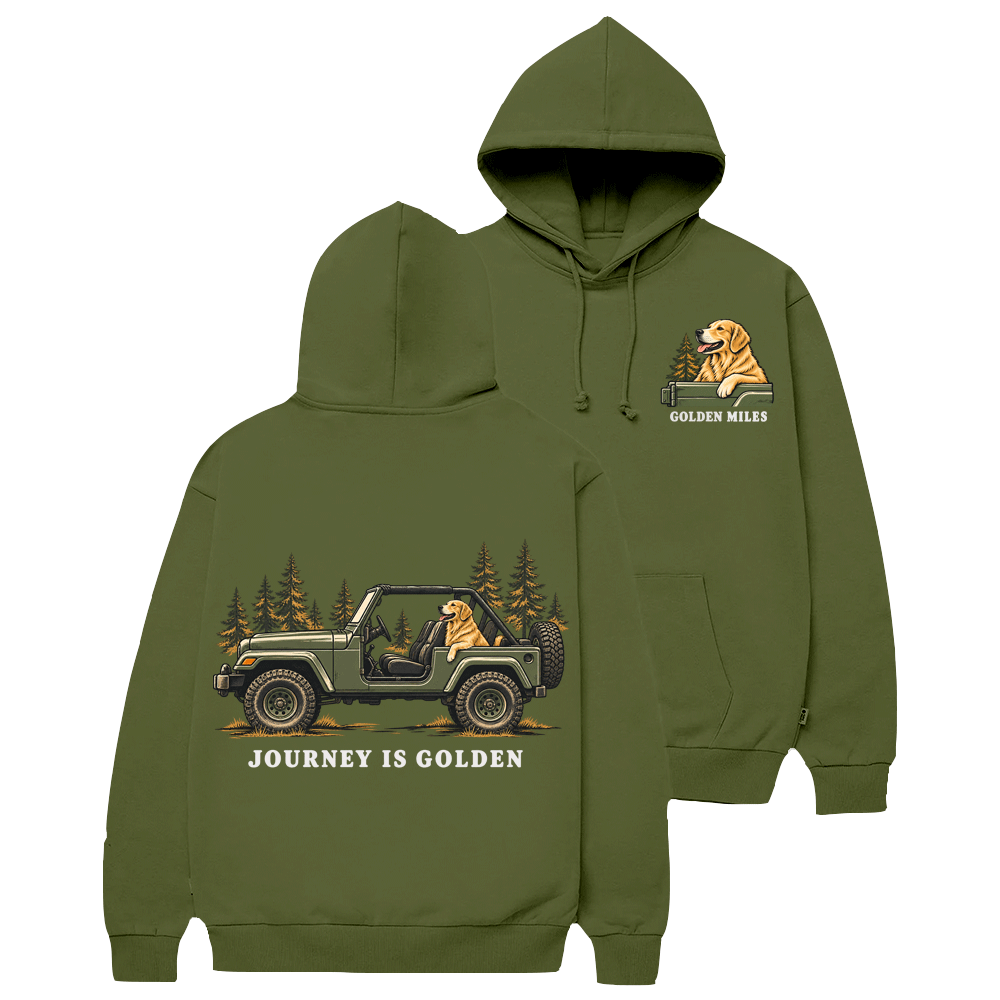 Journey is Golden Off-road Golden Miles Cotton Hoodie