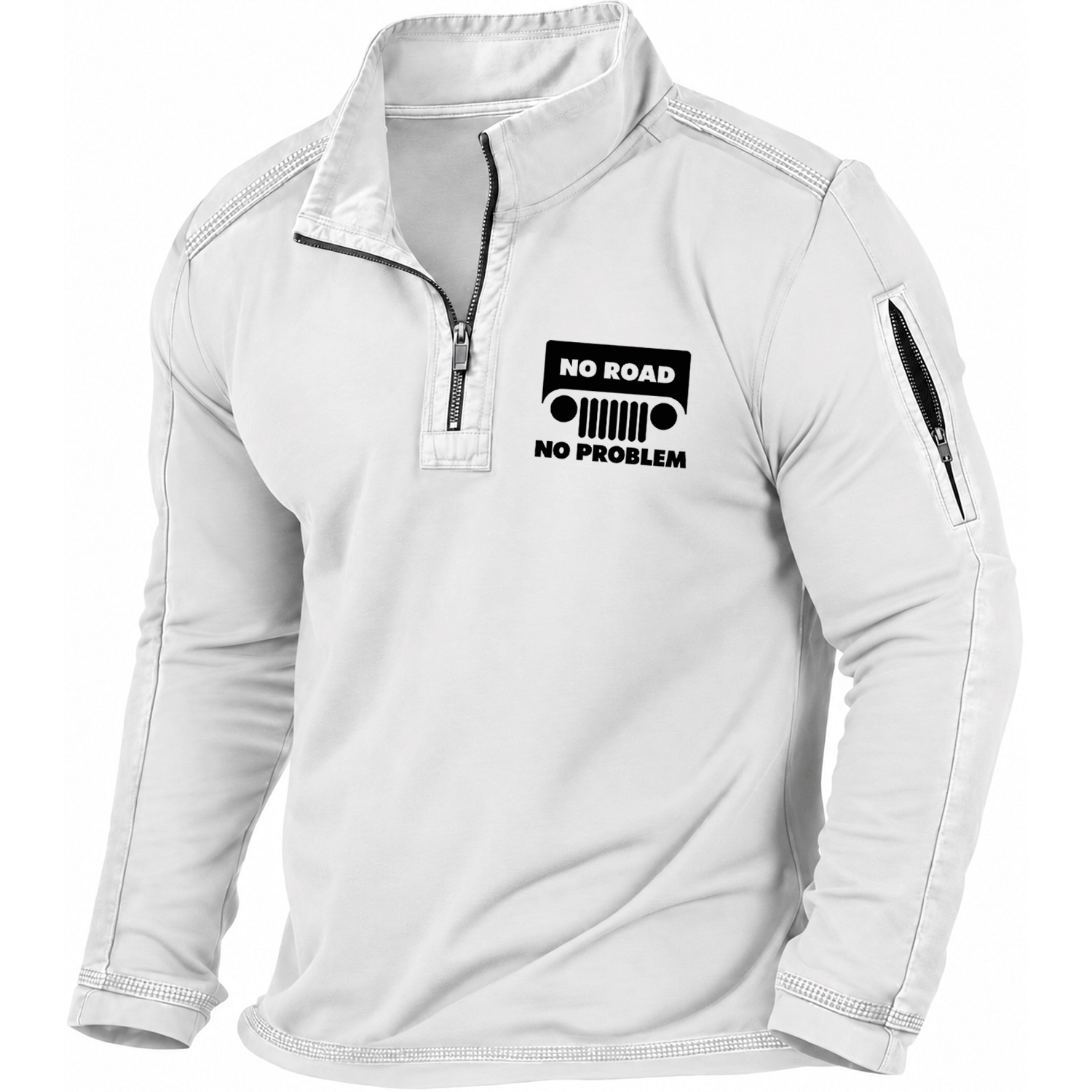 No Road No Problem Jp Quarter-Zip Sweatshirt
