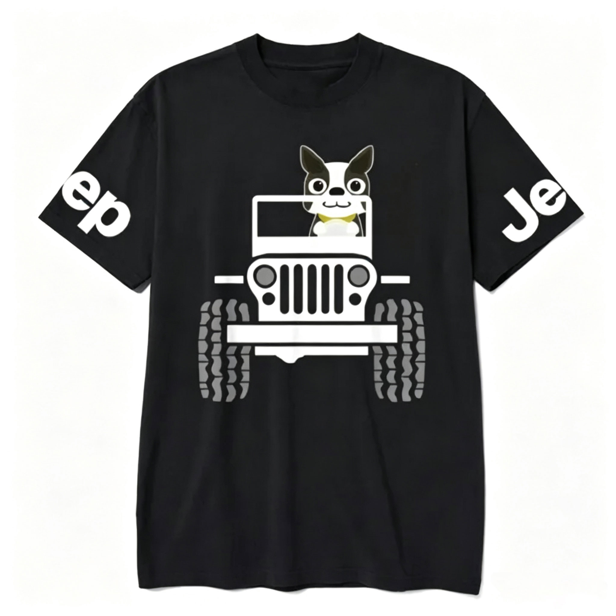 Funny Boston Terrier Dog Jp Dad Dog Jp Mom T-shirt 