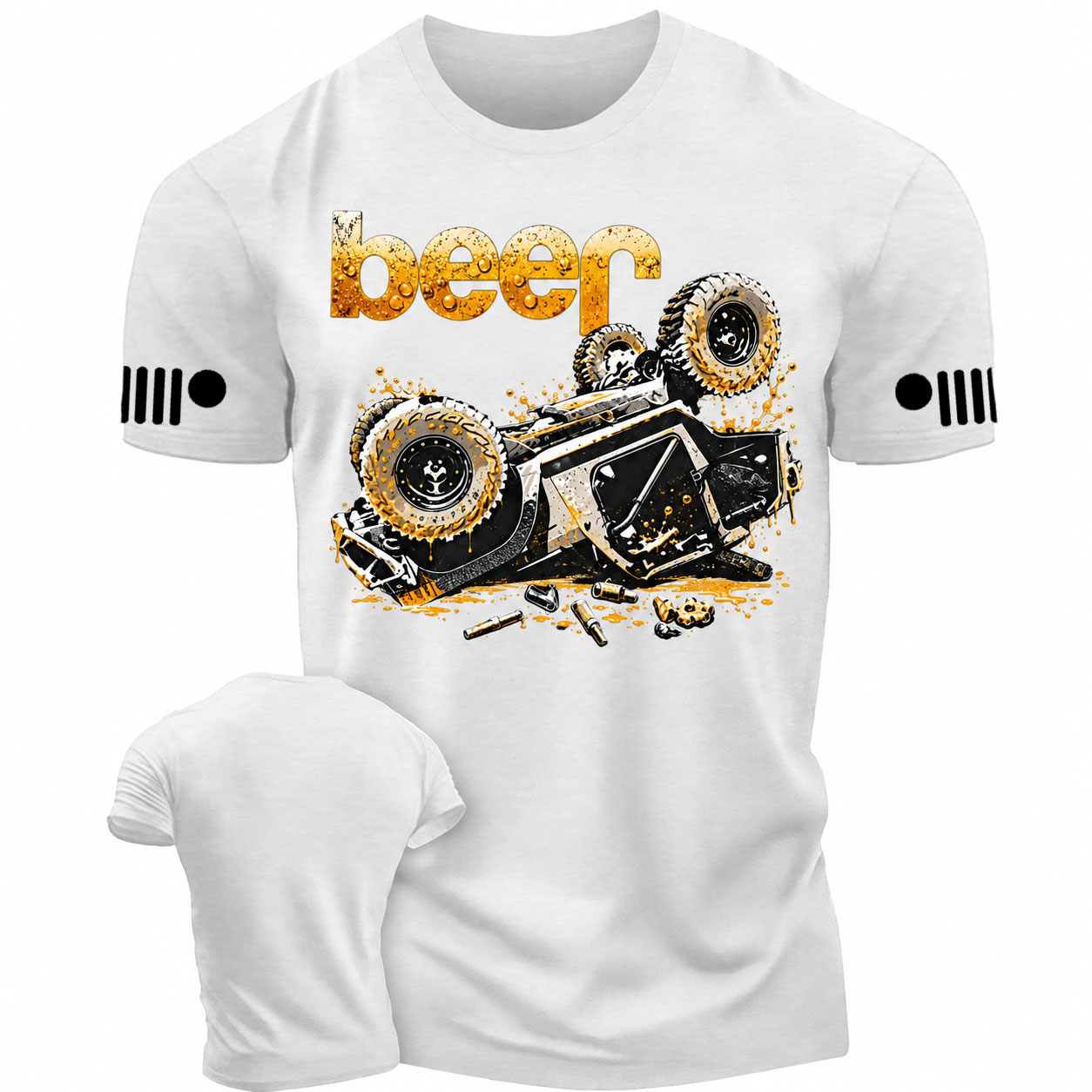 Funny Overturn Beer Grille Jp Unisex T-Shirt
