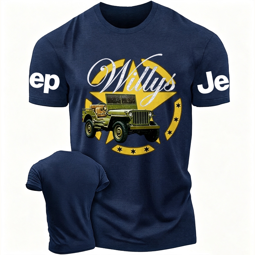 Military Star Willys Vintage Style JP Unisex T-shirt