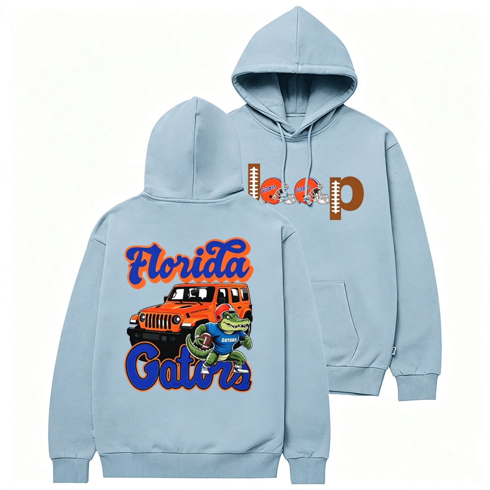Florida Jp Gats Orange Helemet Hoodie