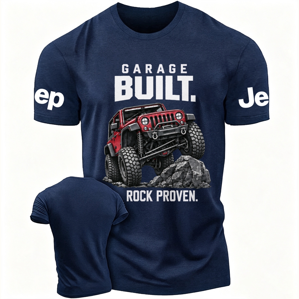 Garage Built Rock Proven Cotton T-Shirt