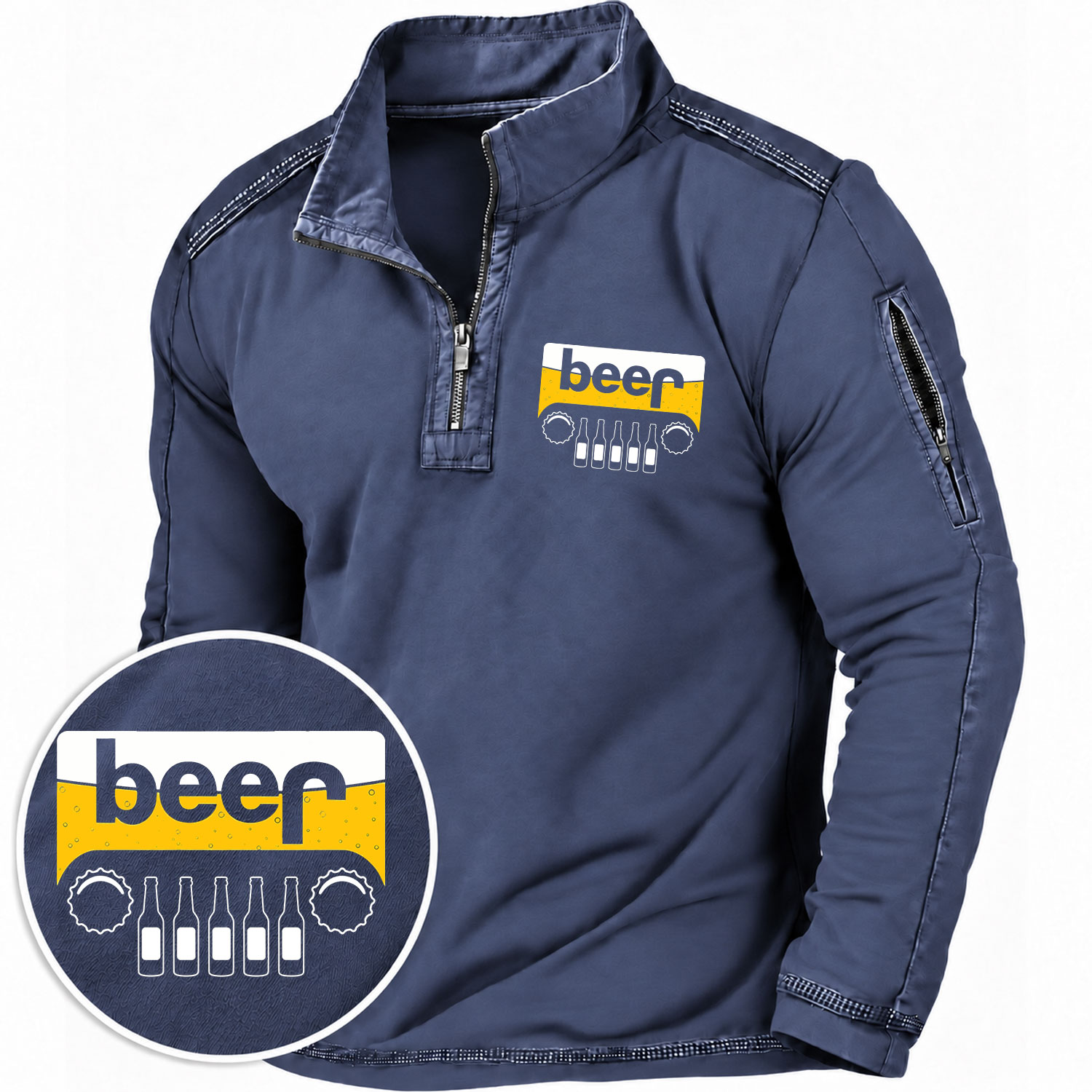 Beer Off-Road Quarter-Zip Sweatshirt