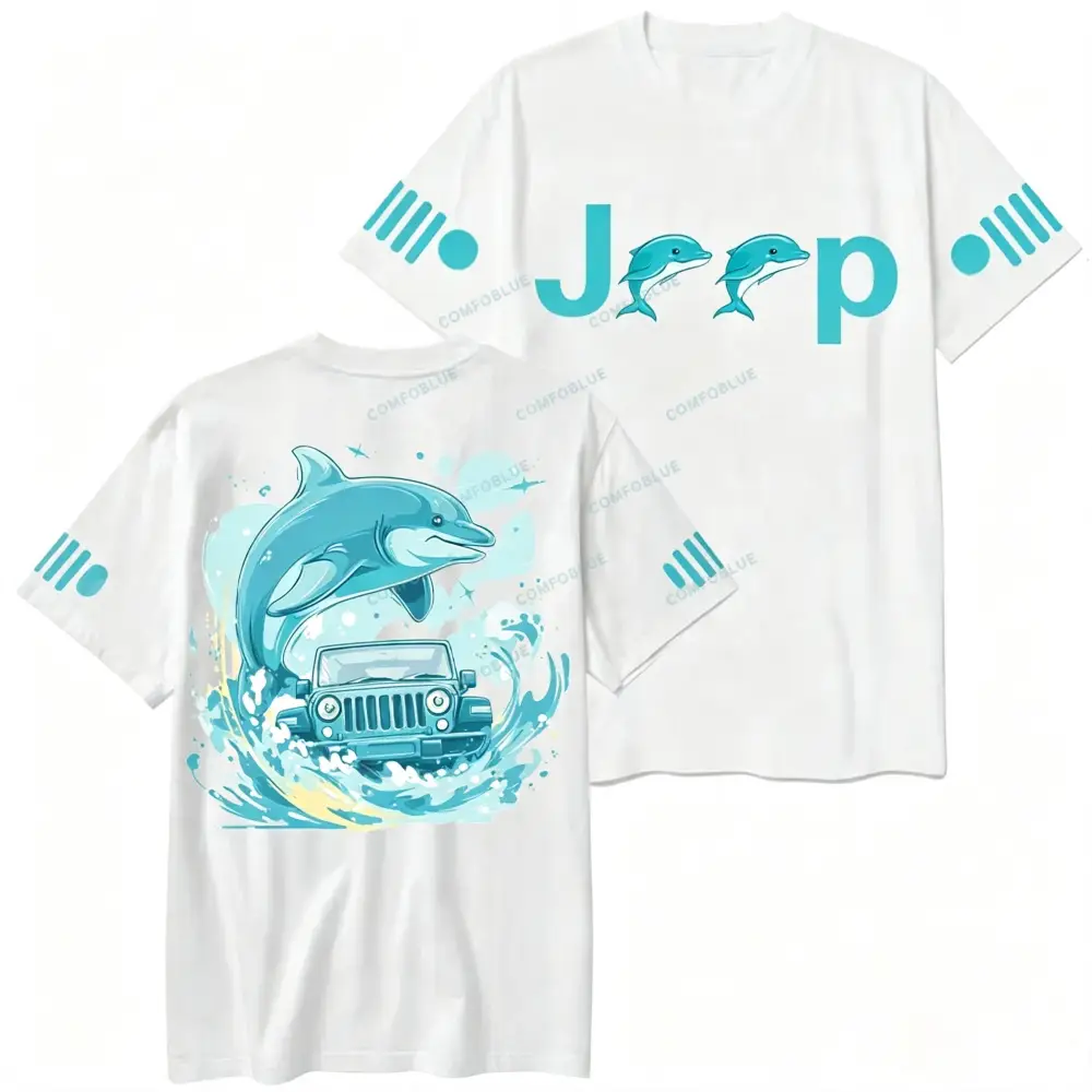 Dolphin Wave Beach Comfort Jp Unisex T-shirt