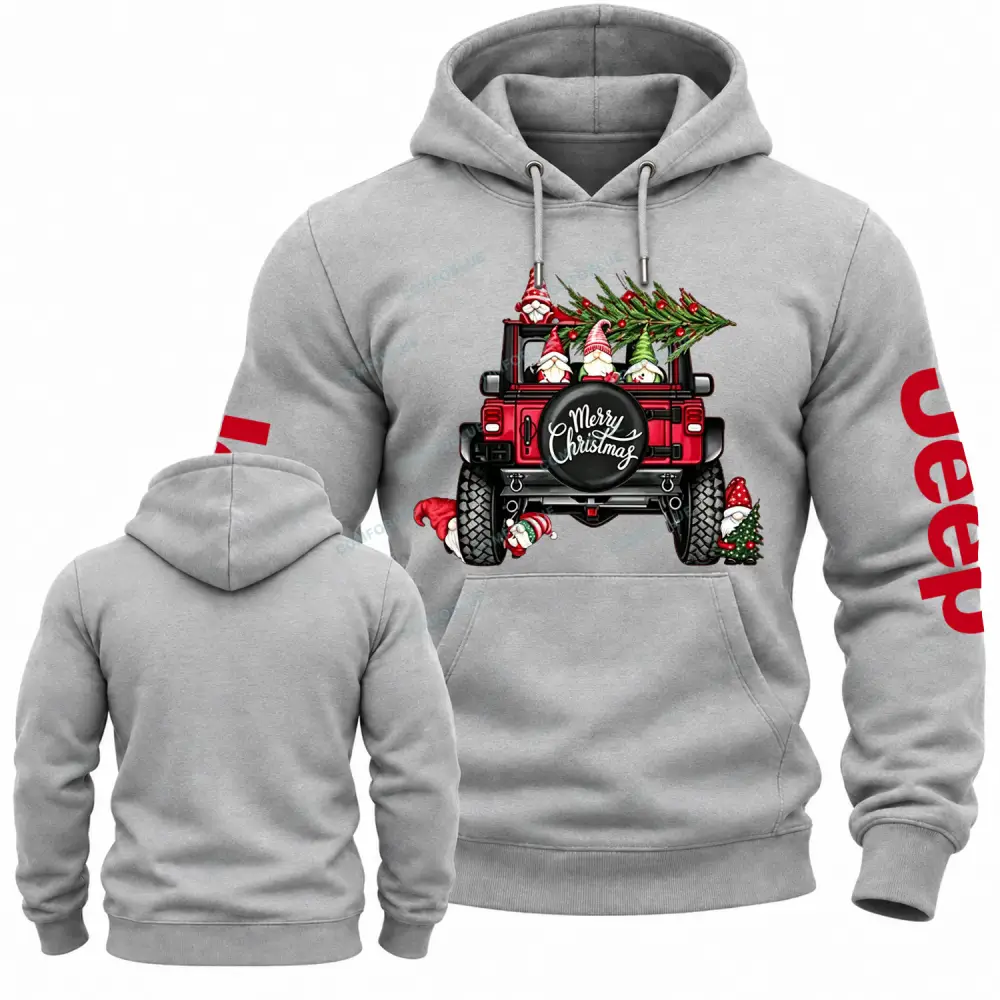 Funny Merry Christmas Tree Jp Cotton Hoodie