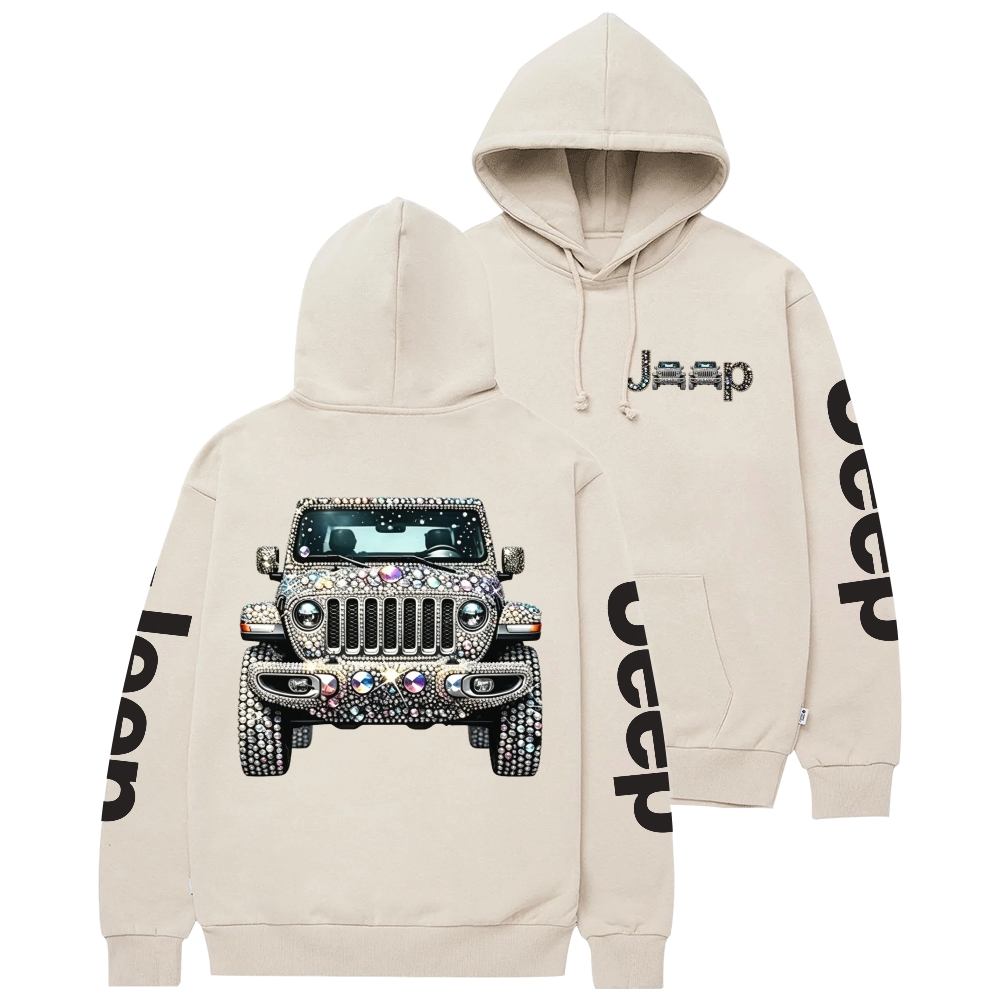 Bling Sparkle Rhinestone Jp Unisex Hoodie