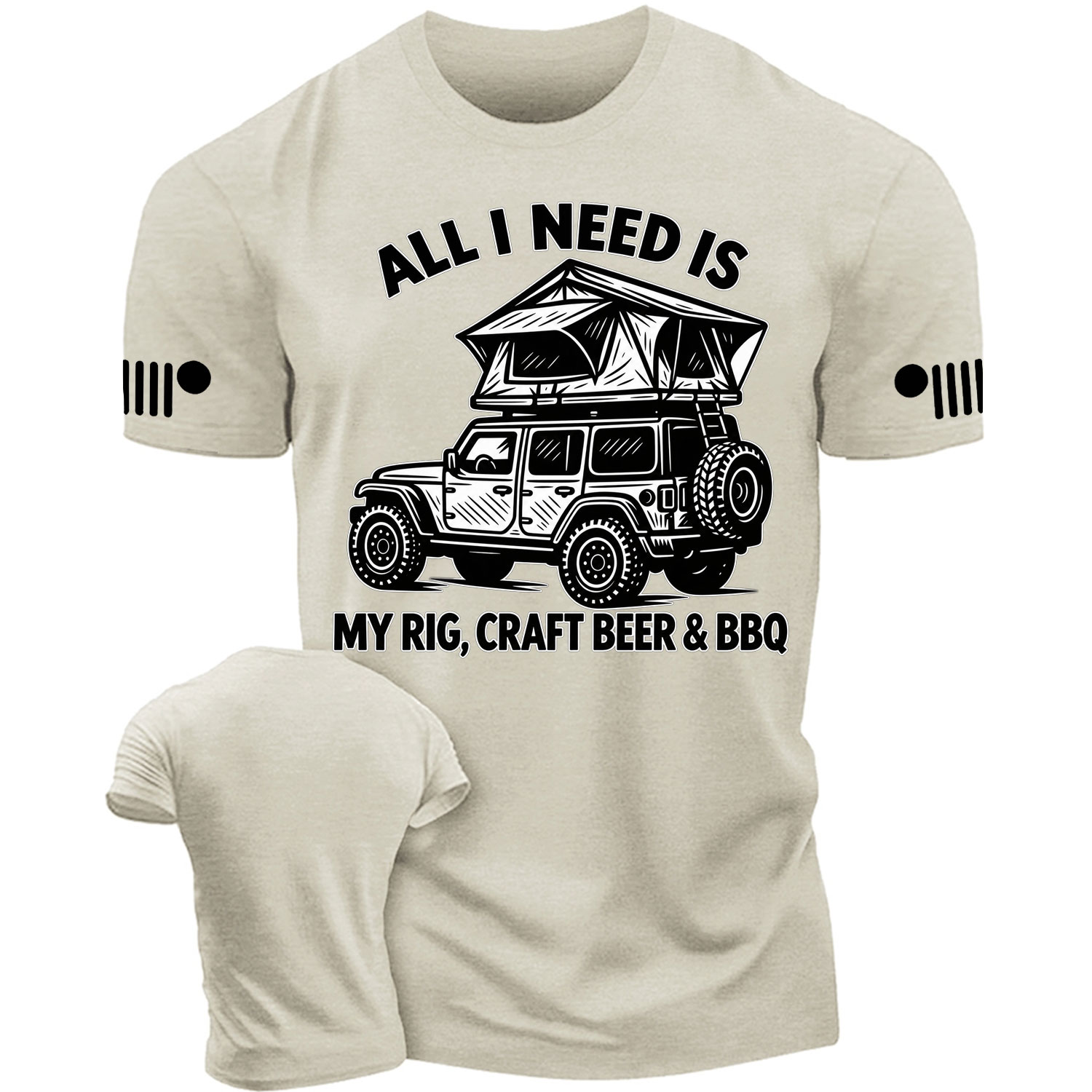 My Rig, Craft Beer & BBQ Cotton T-shirt