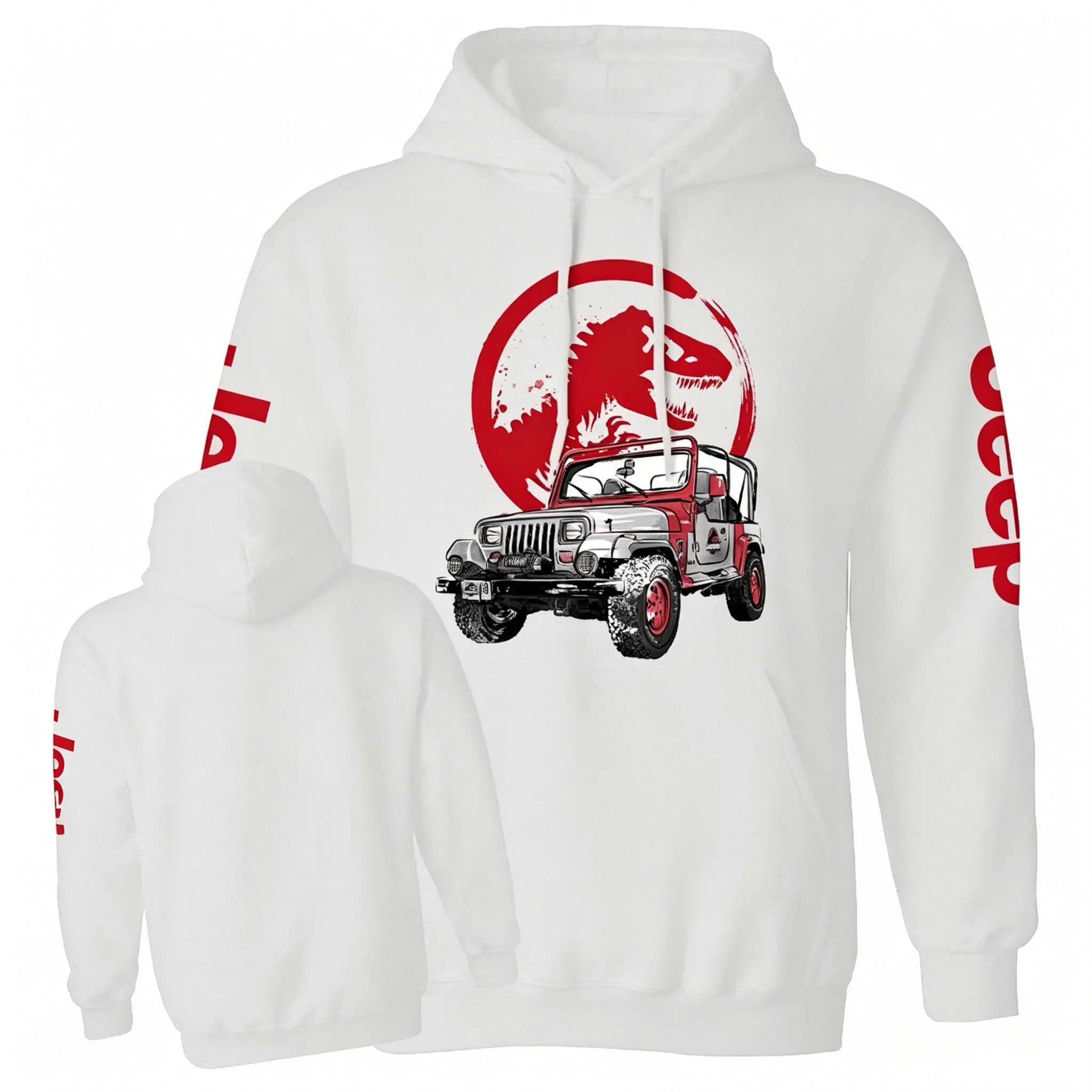 Dinosaur On The Back Jp Unisex Hoodie