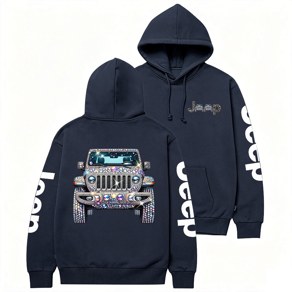 Bling Sparkle Rhinestone Jp Unisex Hoodie