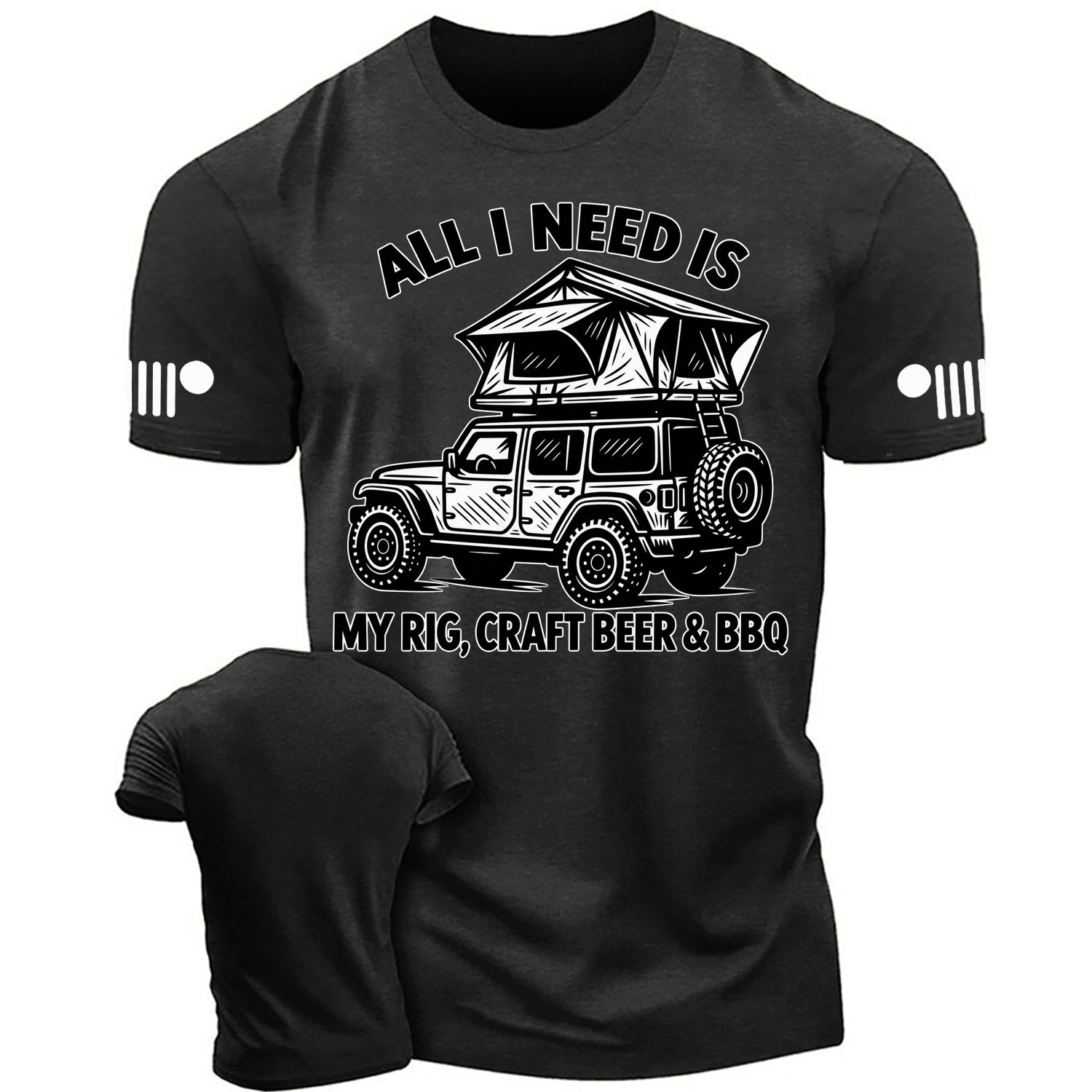 My Rig, Craft Beer & BBQ Cotton T-shirt