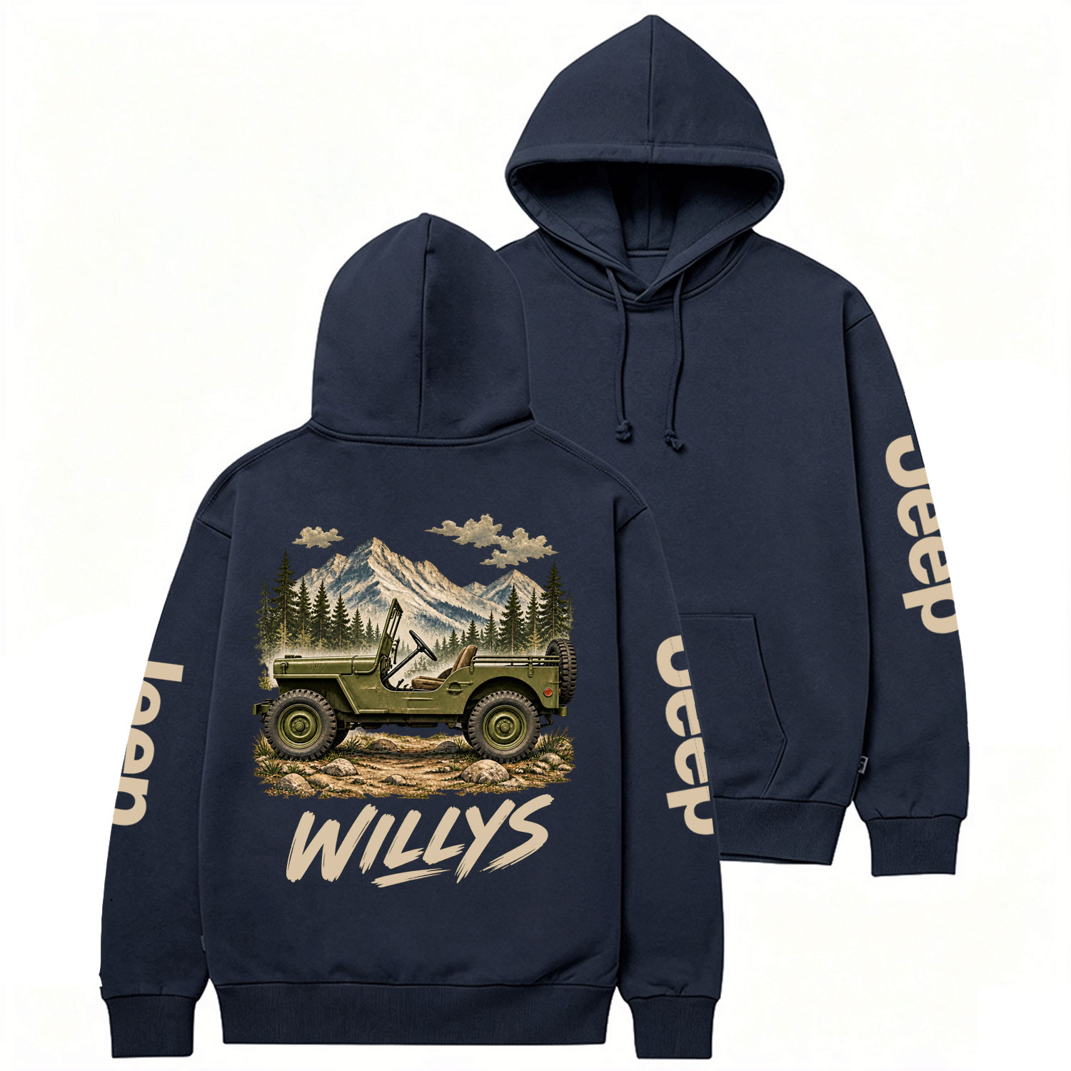 Willys MB Jp Cotton Hoodie