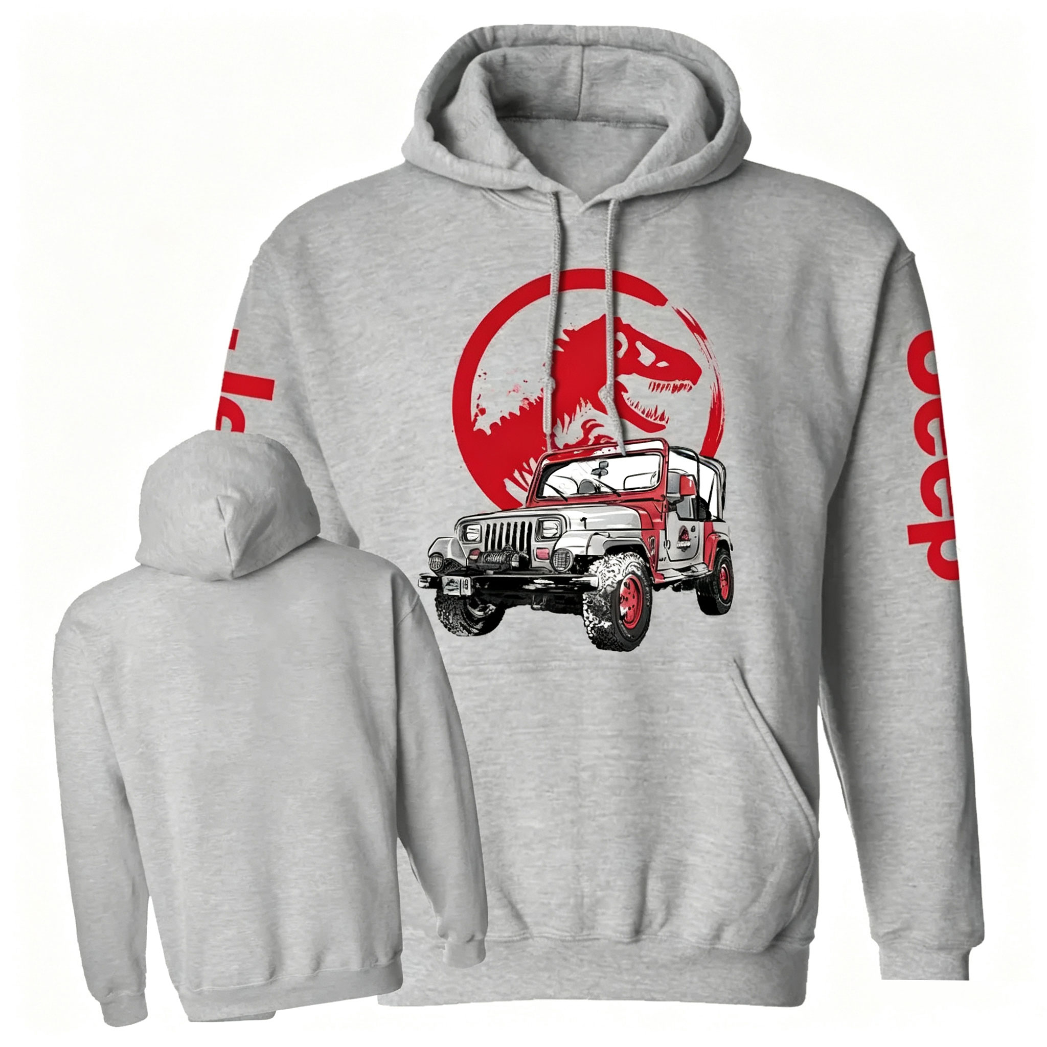 Dinosaur On The Back Jp Unisex Hoodie