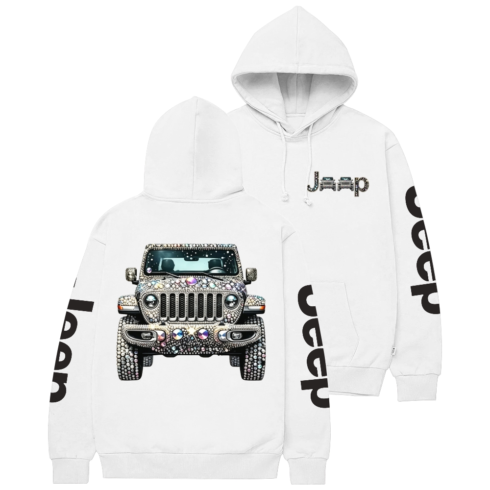Bling Sparkle Rhinestone Jp Unisex Hoodie