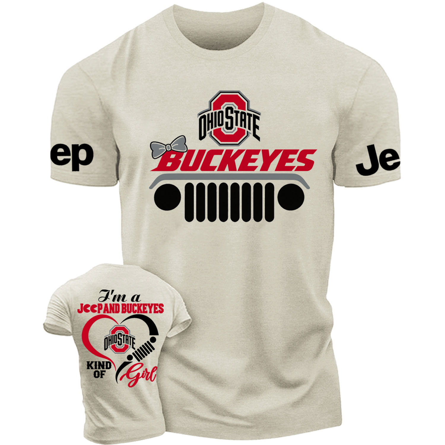 I'm A Jp And Buckeyes Kind Of Girl Cotton T-shirt