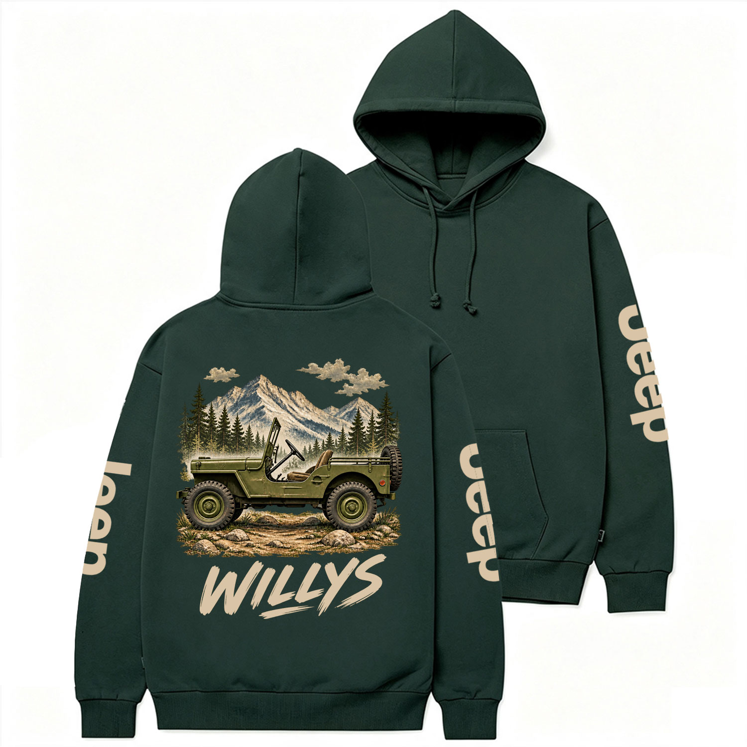 Willys MB Jp Cotton Hoodie
