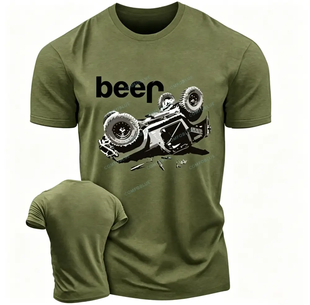 Funny Beer Overturn Unisex T-shirt