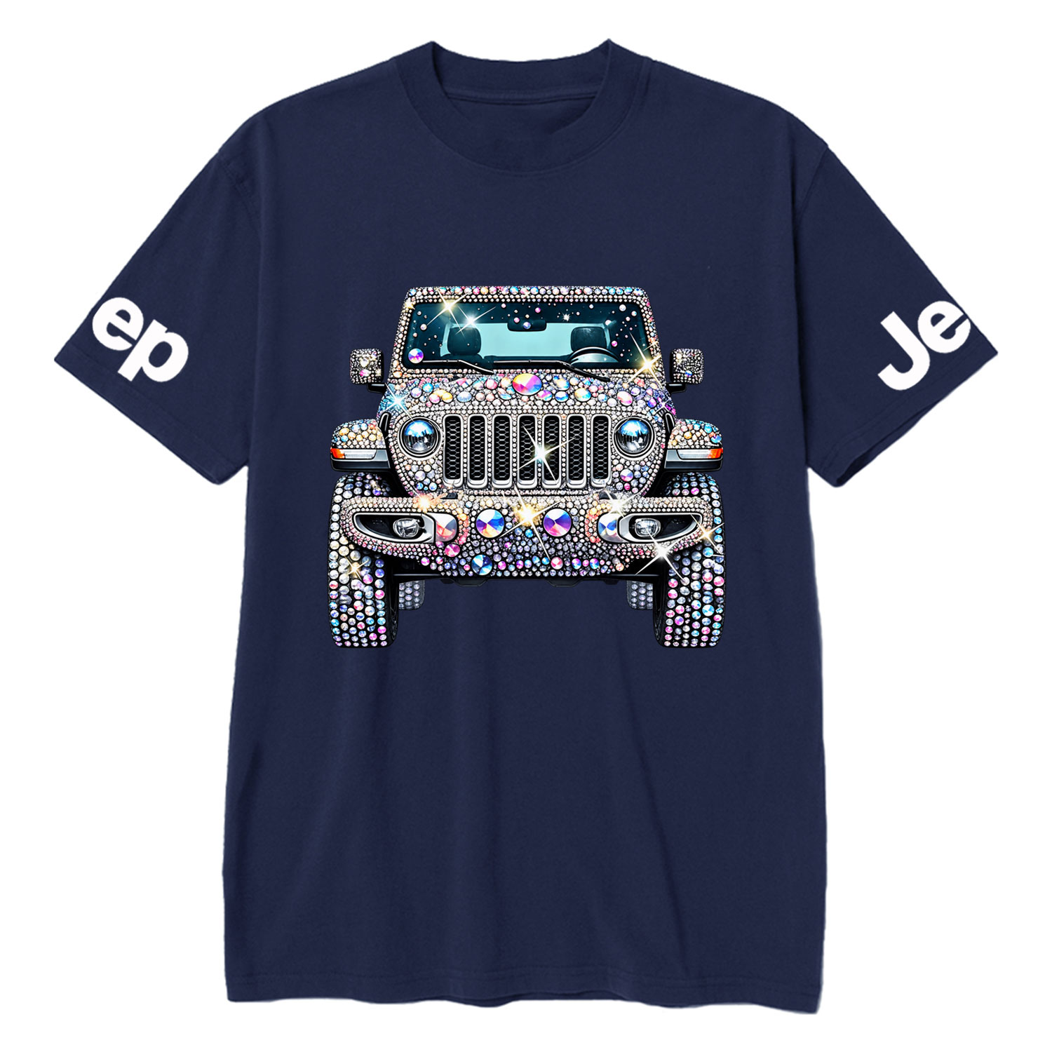 Bling Sparkle Rhinestone Cotton T-shirt