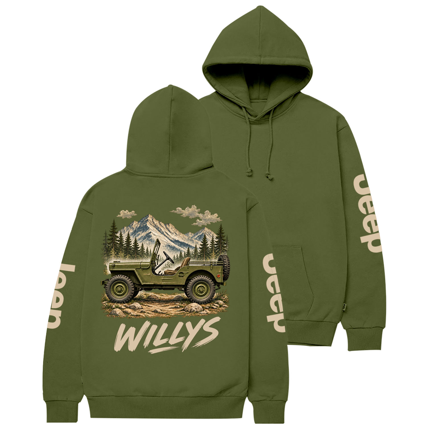 Willys MB Jp Cotton Hoodie