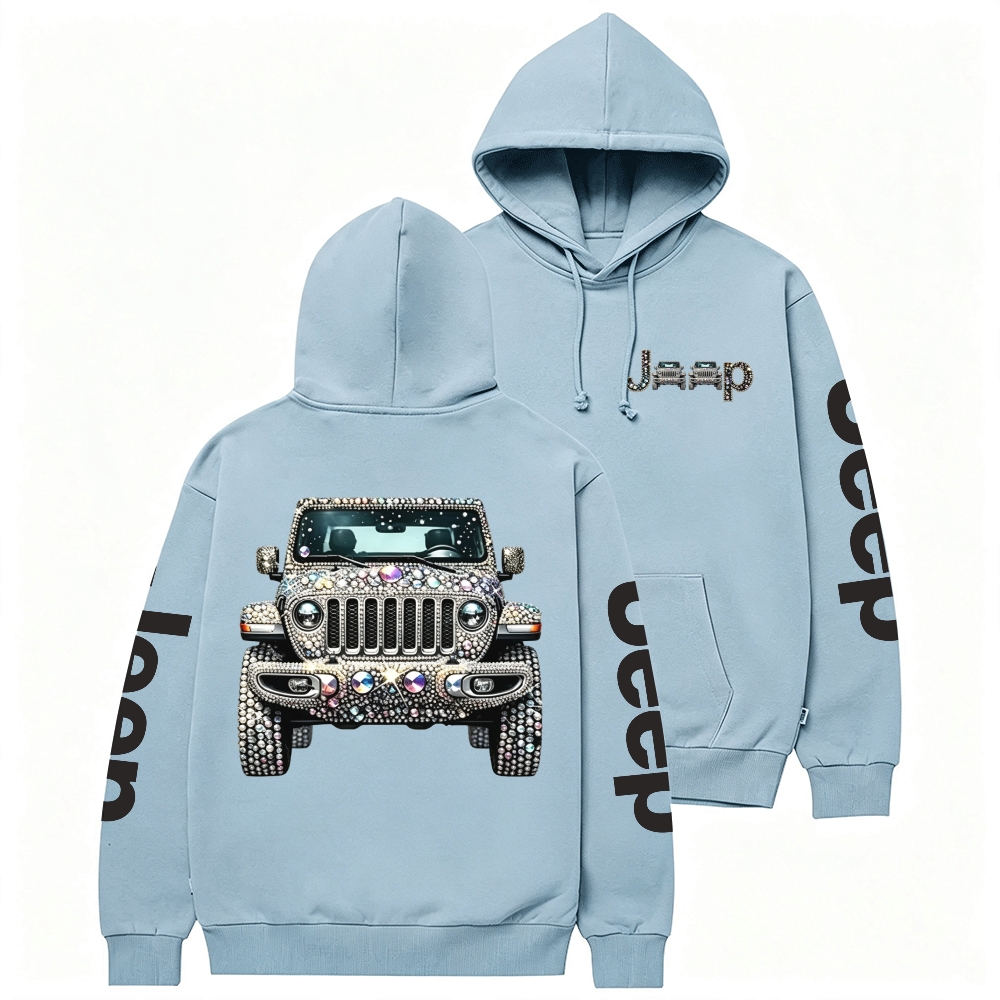 Bling Sparkle Rhinestone Jp Unisex Hoodie
