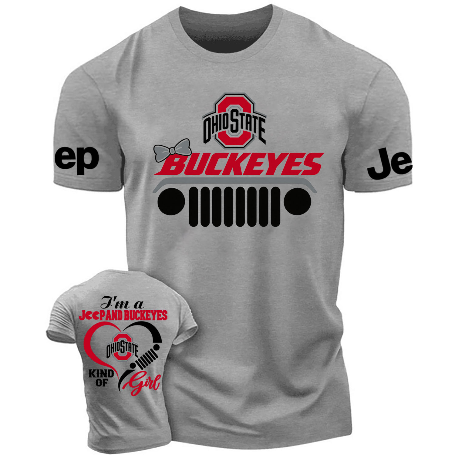 I'm A Jp And Buckeyes Kind Of Girl Cotton T-shirt
