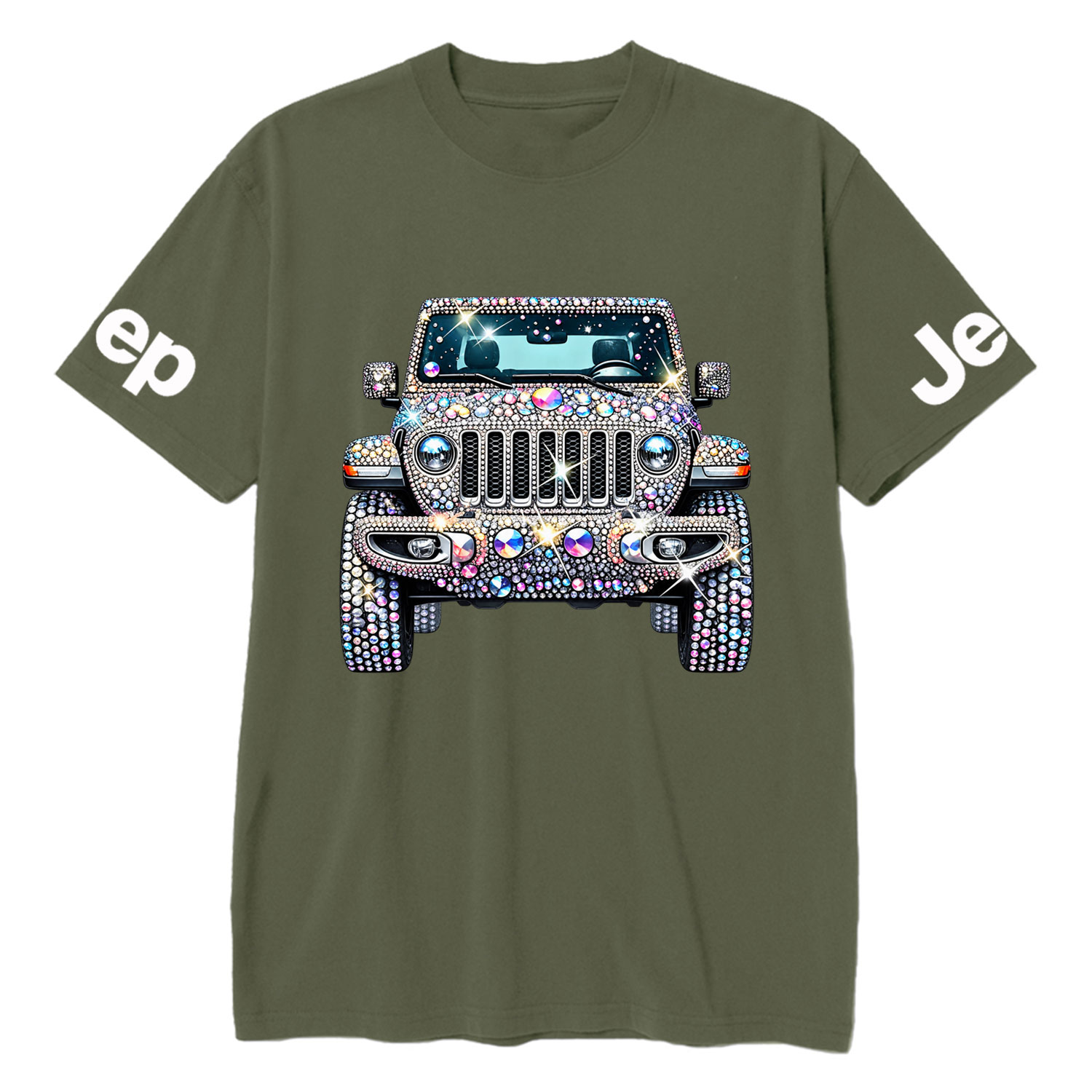 Bling Sparkle Rhinestone Cotton T-shirt