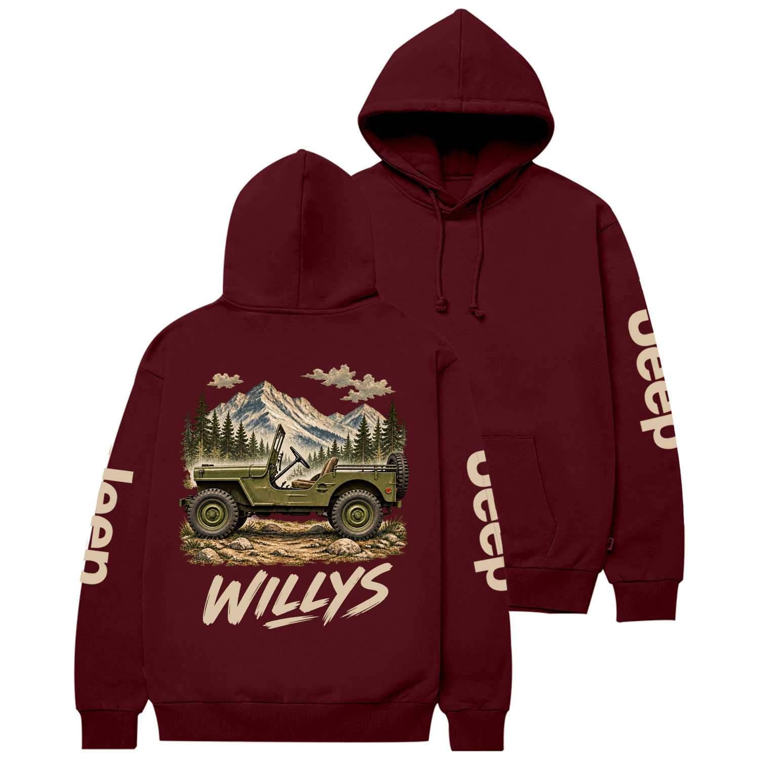 Willys MB Jp Cotton Hoodie