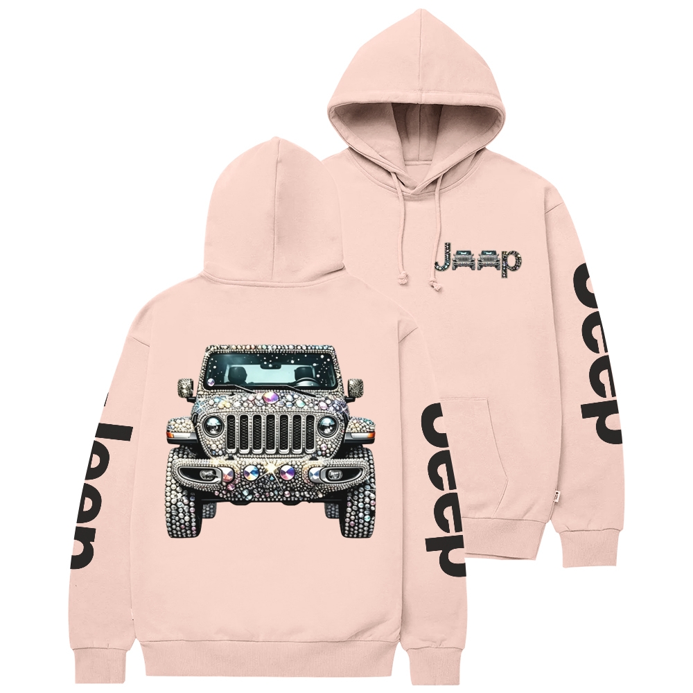 Bling Sparkle Rhinestone Jp Unisex Hoodie