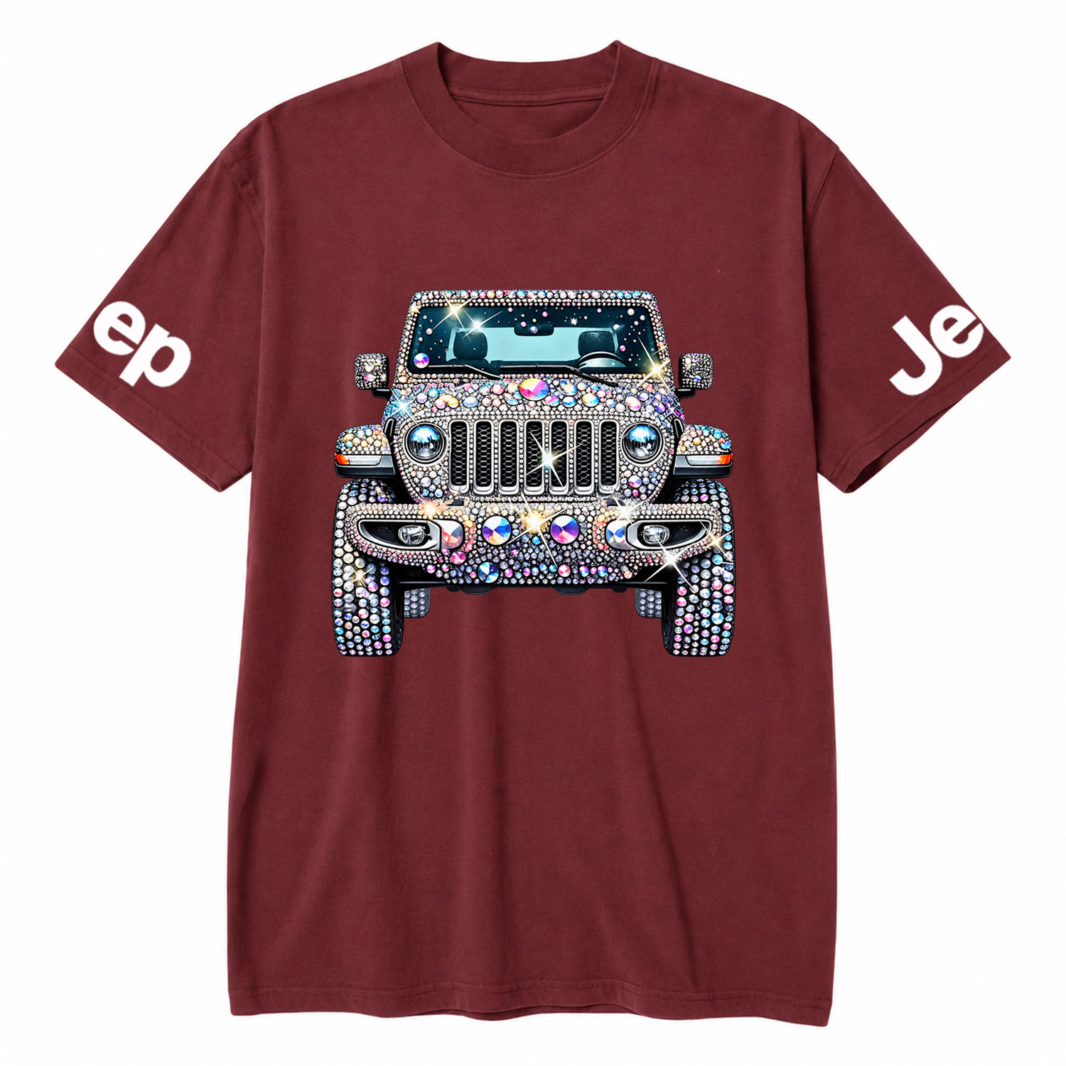 Bling Sparkle Rhinestone Cotton T-shirt