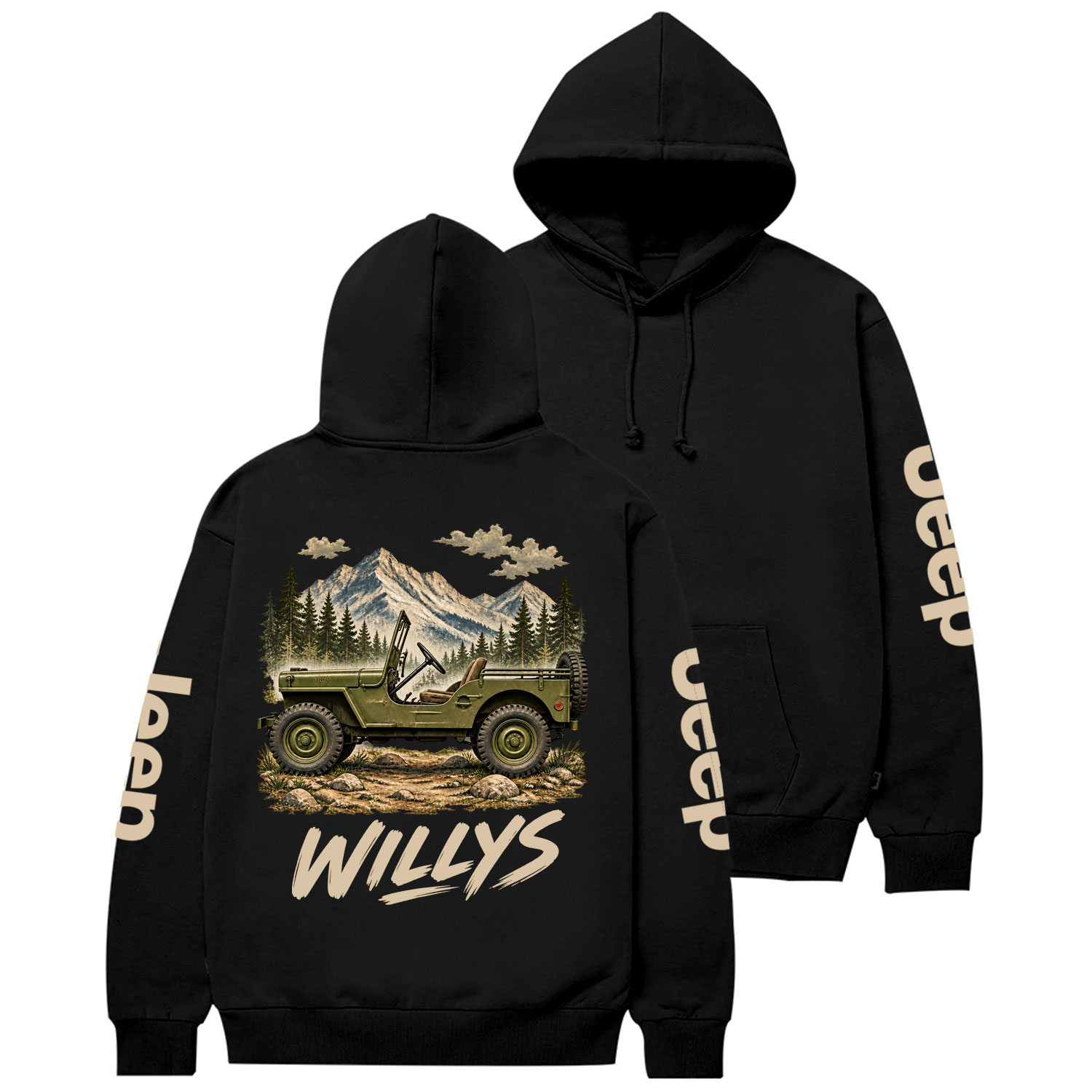 Willys MB Jp Cotton Hoodie