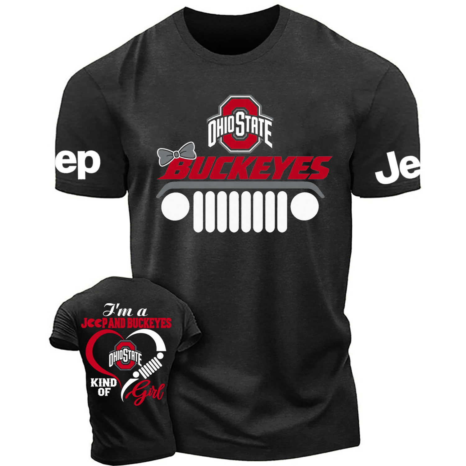 I'm A Jp And Buckeyes Kind Of Girl Cotton T-shirt