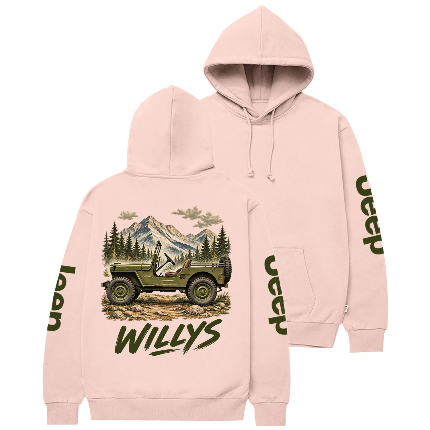 Willys MB Jp Cotton Hoodie