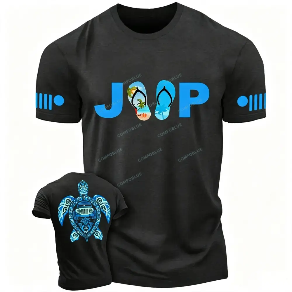 Flip Flop Beach Turtle Jp Unisex T-shirt
