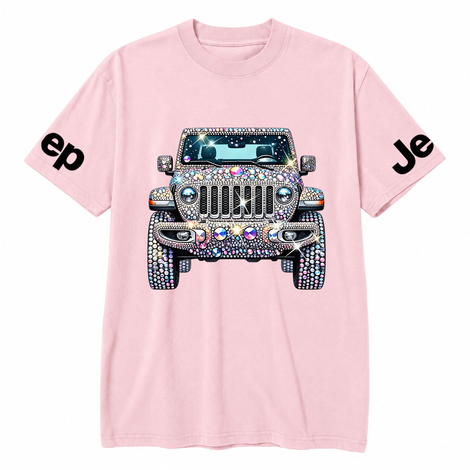 Bling Sparkle Rhinestone Cotton T-shirt